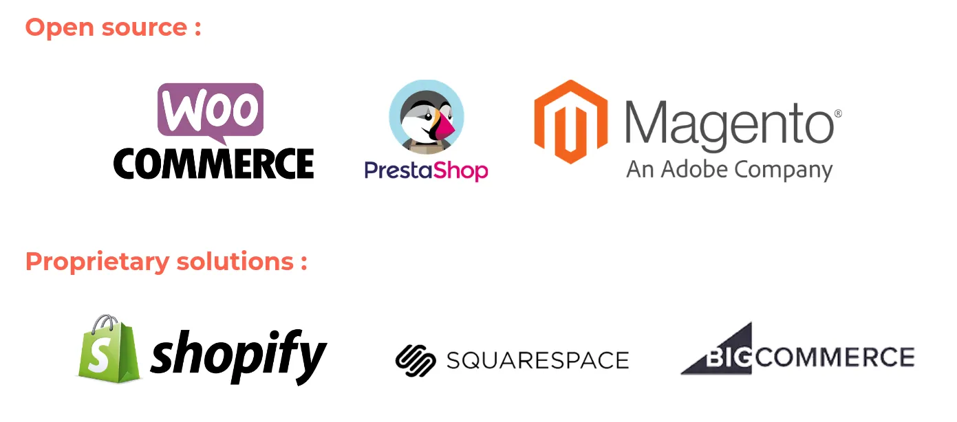 Ecommerce platforms